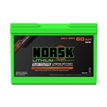 Norsk 36V + 28V 60AH Dual Voltage Heated LiFePO4 Lithium Battery